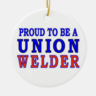 UNION WELDER CERAMIC TREE DECORATION