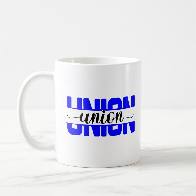 Union Within Union: Blue Coffee Mug (Left)