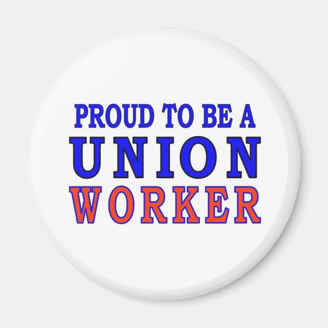 UNION WORKER MAGNET (Front)