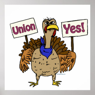 Union Yes - Talking Turkey Poster