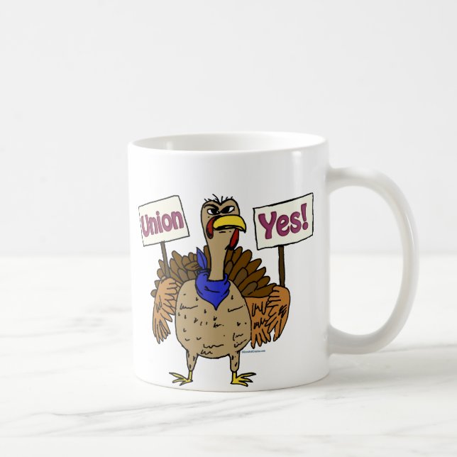 Union Yes Turkey; Talking Turkey Union Yes Coffee Mug (Right)