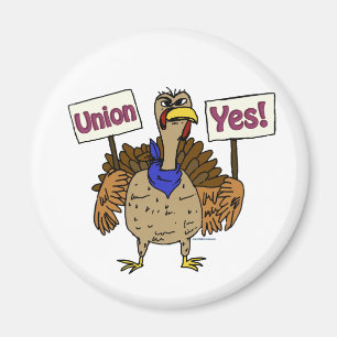 Union Yes Turkey; Talking Turkey Union Yes Magnet