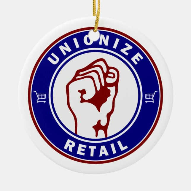 Unionise Retail Ceramic Tree Decoration (Front)