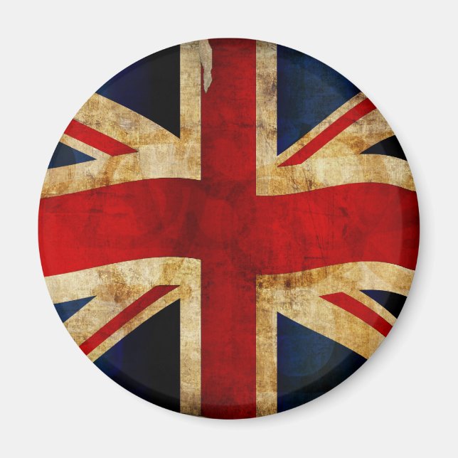 Unionjack - Grunge Magnet (Front)