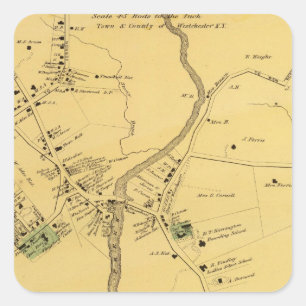 Unionport, Westchester, Schuylerville Square Sticker