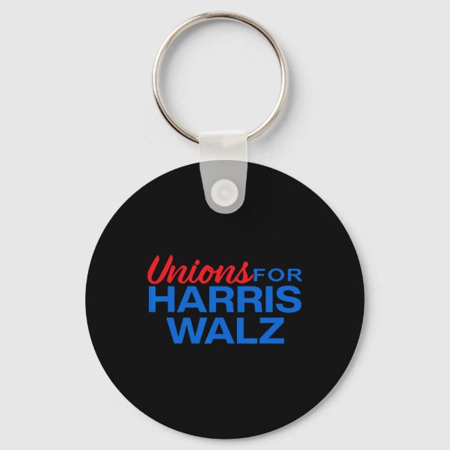 Unions For Harris Waltz  Key Ring (Front)