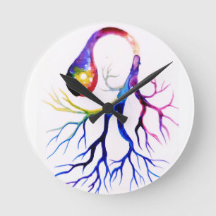 Unipolar neuron round clock