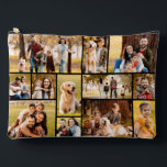 Unique 12 Photo Collage Minimalist Simple Accessory Pouch<br><div class="desc">Unique 12 Photo Collage Minimalist Simple Accessory Pouch. Carry your favourite memories with you by creating this unique and fun photo pouch utilising this easy-to-upload photo collage template with 12 pictures in various shapes and sizes to accommodate a wide range of photographic subjects. Personalise with your custom text as an...</div>