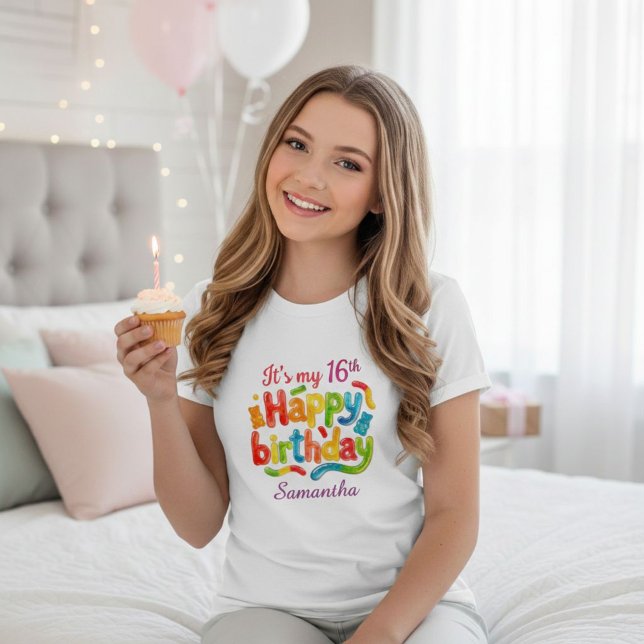 Unique 16th Birthday Womens T-Shirts (Creator Uploaded)