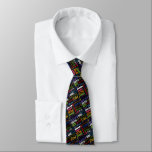 Unique  80th Birthday Party Personalised Gifts Tie<br><div class="desc">Typography themed 80th birthday party decor and gifts. Text includes fierce and fab at 80. fabulous at 80, amazing 80th birthday party, extra special 80th birthday, happy 80th birthday, rocking 80th birthday, looking good at 80, and amazing 80th birthday. Bright colourful text in yellow, pink, purple, blue, green and red....</div>