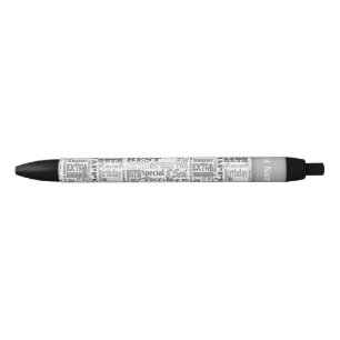Unique 85th Birthday Party Personalized Gifts Black Ink Pen