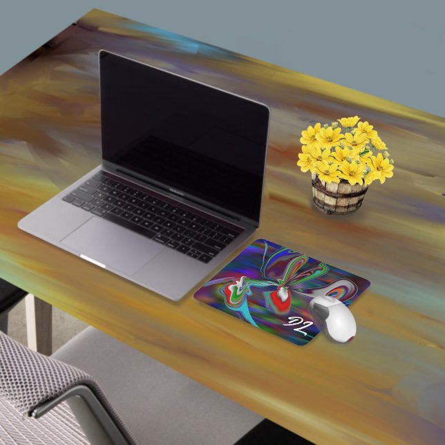 Unique Abstract Colourful Marble Liquid  Mousepad (Creator Uploaded)