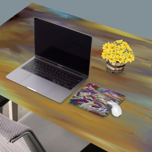 Unique Abstract Colourful Marble Liquid Mousepad