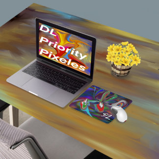 Unique Abstract Colourful Marble Liquid Mousepad