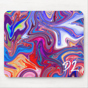 Unique Abstract Colourful Marble Liquid Mousepad