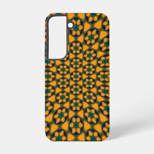 Unique Abstract Flowers Pattern Samsung Galaxy Case