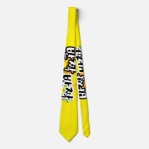 Unique Abstract Flowers Pattern Tie