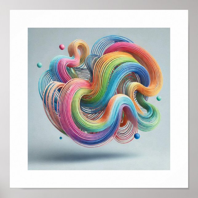 Unique Abstract Fusion Poster (Front)