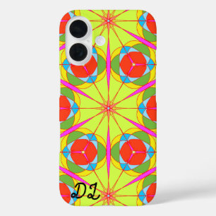 Unique Abstract Marbled Liquified & Colourful iPhone 16 Case