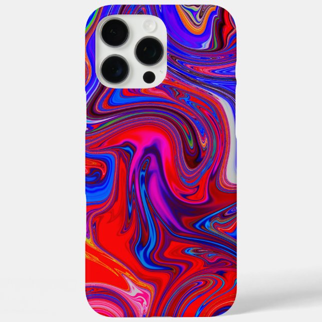 Unique Abstract Marbled Liquified & Colourful Case-Mate iPhone Case (Back)
