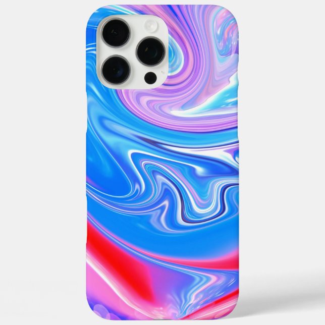 Unique Abstract Marbled Liquified & Colourful Case-Mate iPhone Case (Back)