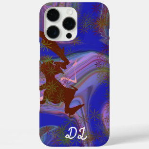 Unique Abstract Marbled Liquified  Oil Paint  iPhone 16 Pro Max Case