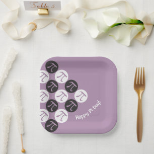 Unique Abstract Pi Paper Plate