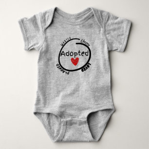 Unique Adoption Gift Baby Bodysuit