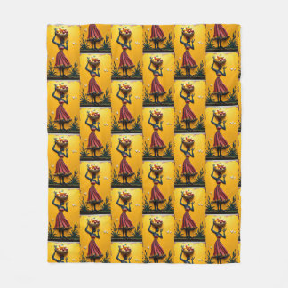 Unique African Artwork, Home Decor for Blankets