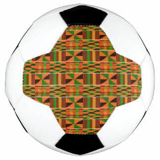 Unique African Orange Classic Kente Football