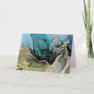 Unique Alcohol Ink Blank Notecard