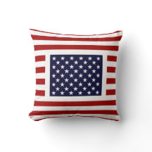 Unique American Flag Pillow - Old Glory design