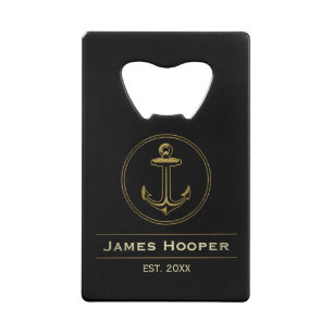 Unique anchor with name and date   Nautical Gifts