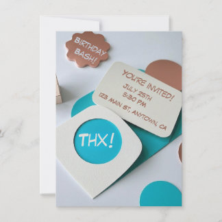 Unique and Distinctive Birthday Invitation Design