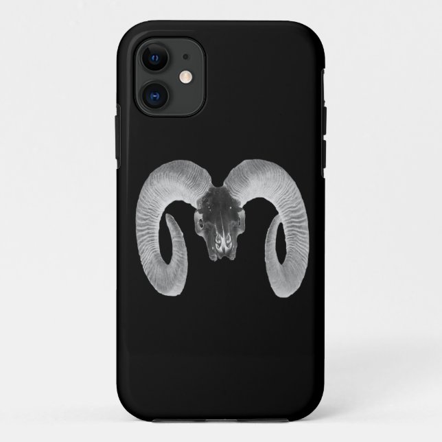 unique and handmade  goat skull Case-Mate iPhone case (Back)