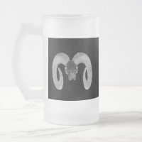 unique and handmade  goat skull