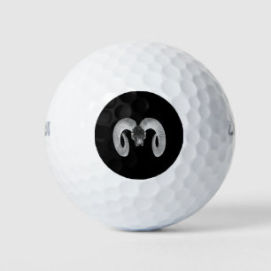 unique and handmade  goat skull golf balls