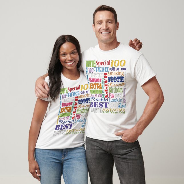 Unique And Special 100th Birthday Party Gifts T-Shirt (Unisex)