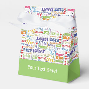Unique And Special 21st Birthday Party Gifts Favour Box