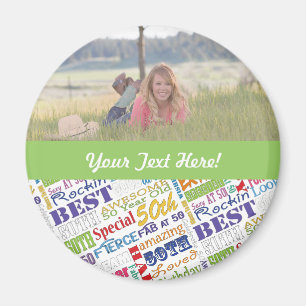 Unique And Special 50th Birthday Party Gifts Magnet
