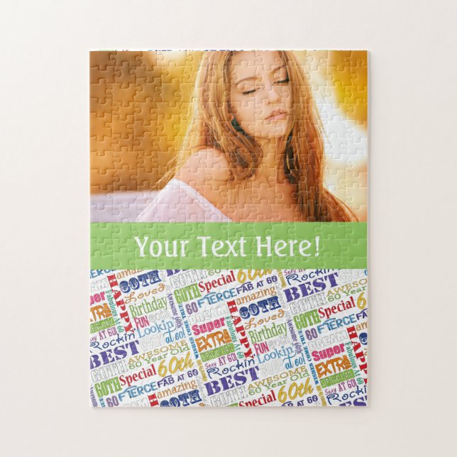 Unique And Special 60th Birthday Party Gifts Jigsaw Puzzle (Vertical)