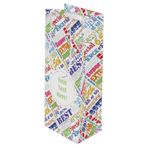 Unique And Special 65th Birthday Party Gifts Wine Gift Bag