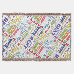 Unique And Special 75th Birthday Party Gifts Throw Blanket