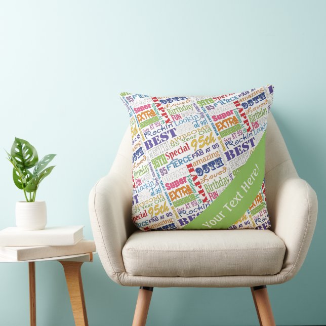 Unique And Special 95th Birthday Party Gifts Cushion (Chair)