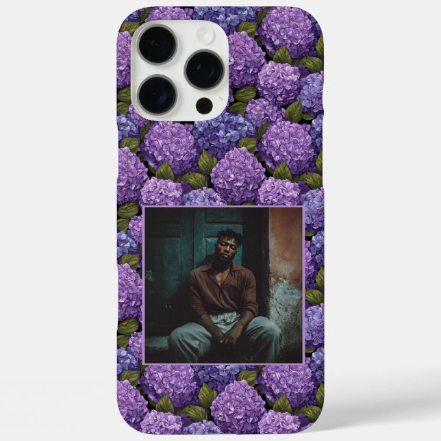 Unique Anniversary Keepsake Hydrangeans Custom  Case-Mate iPhone Case (Back)
