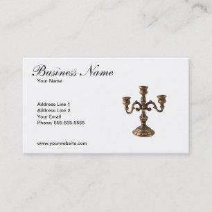 Unique Antique Dealer Business Card