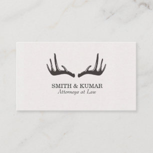 Unique Antlers Business Card