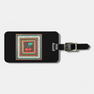 Unique Art Luggage Tag-Cherries-Personalize It! Tag