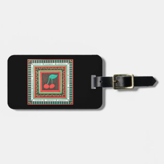 Unique Art Luggage Tag-Cherries-Personalize It! Tag