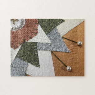 Unique Art Puzzle-Atomic Flower #2 Excerpt- Jigsaw Puzzle